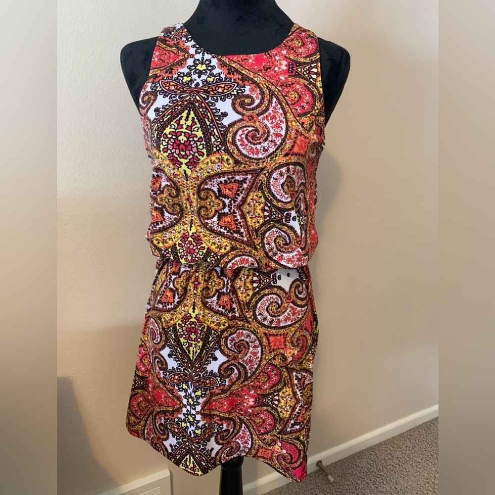 Paper doll mini dress